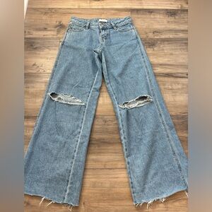 Pacsun Low Rise Baggy Rip Jeans